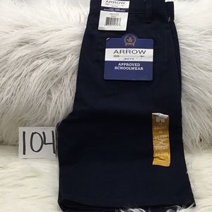Arrow Boy’s Navy Blue Shorts size 12 school uniform  NWT